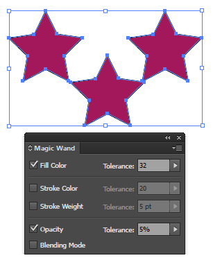 Illustrator Magic Wand Tutorial